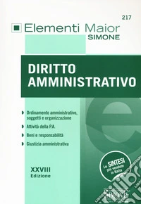 Diritto amministrativo libro