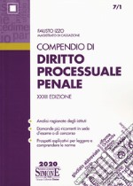 Compendio di diritto processuale penale libro