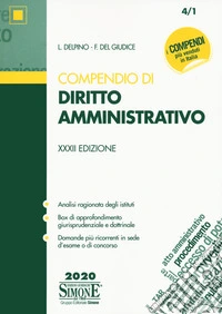 Compendio di diritto amministrativo libro