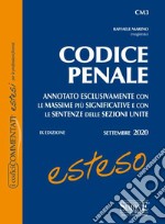 Codice penale esteso. Annotato esclusivamente con le massime più significative e con le sentenze delle Sezioni Unite libro