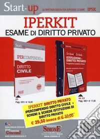 Iperkit esame di diritto privato. Ipercompendio diritto civile-Schemi & schede di istituzioni di diritto privato libro