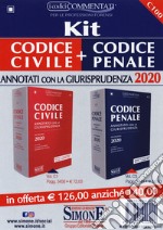 Kit Codice civile+Codice penale. Annotati con la giurisprudenza libro