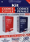 Kit Codice civile+Codice penale. Annotati con la giurisprudenza libro di Ciafardini L. (cur.) Di Pirro M. (cur.) Marino R. (cur.)