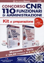 Kit concorso CNR 110 funzionari di amministrazione. Teoria e quiz materie giuridiche + Quiz attitudinali logico matematici commentati libro