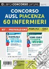 Concorso AUSL Piacenza. 60 infermieri. Kit di preparazione. Manuale + quiz libro