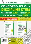 Concorso Scuola Discipline STEM Matematica (A26) Fisica (A20) Matematica e Fisica (A27). Kit di preparazione. Manuale disciplinare + Quiz Commentati. Con espansione online. Con software di simulazione libro