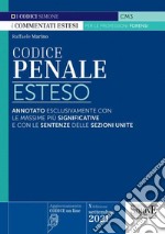 Codice penale esteso. Annotato esclusivamente con le massime più significative e con le sentenze delle Sezioni Unite libro