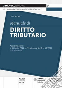 Manuale di diritto tributario