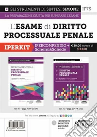 L'esame di diritto processuale penale. Iperkit: Ipercompendio Diritto Processuale Penale-Schemi & Schede Diritto Processuale Penale libro