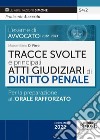 L'esame di avvocato 2022-2023. Tracce svolte e principali atti giudiziari di diritto penale. Per la preparazione all'orale rafforzato libro