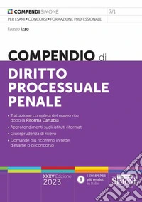 Compendio di diritto processuale penale