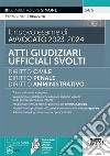 Il nuovo esame di avvocato 2023-2024. Atti giudiziari ufficiali svolti. Diritto civile-Diritto penale-Diritto amministrativo. Con espansione online libro