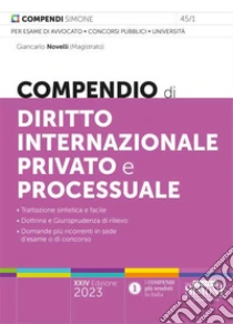 Compendio di diritto internazionale privato e processuale