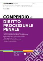 Compendio di diritto processuale penale libro