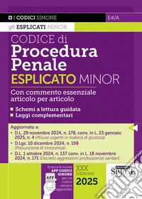 Codice di procedura penale. Esplicato minor. Con APP CODICI SIMONE per un codice sempre aggiornato libro