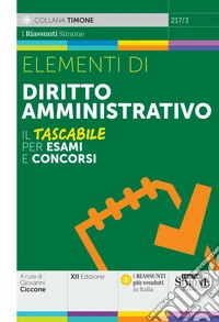 Elementi di diritto amministrativo libro