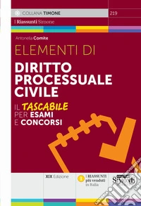 Elementi di diritto processuale civile libro