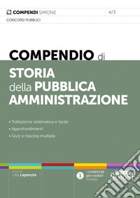 Compendio di storia della pubblica amministrazione libro