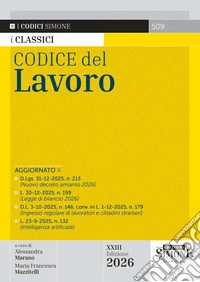 Codice del lavoro libro