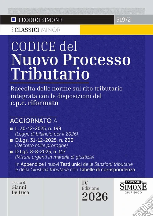 Codice del nuovo processo tributario