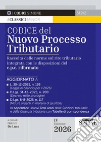 Codice del nuovo processo tributario libro