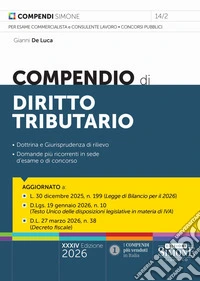 Compendio di diritto tributario libro