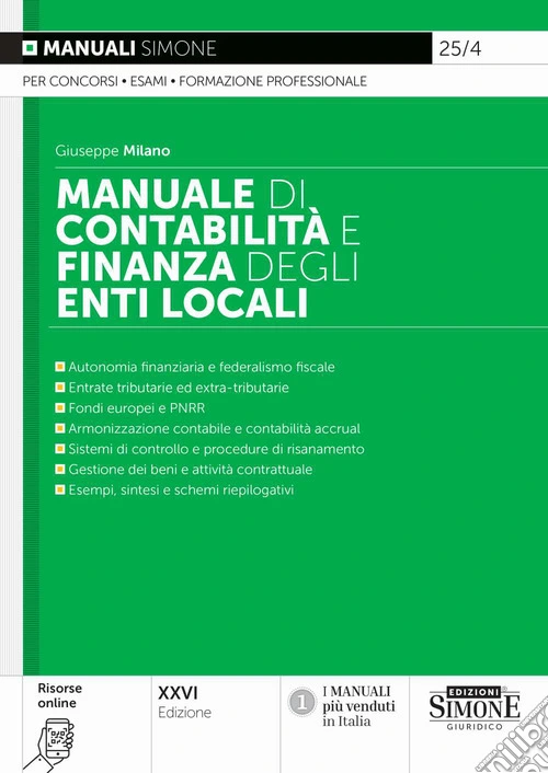 Manuale di contabilità e finanza degli enti locali. Con risorse online
