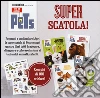 Pets vita da animali. Super scatola. Ediz. a colori. Con Adesivi libro