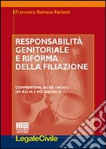 Responsabilità genitoriale e riforma della filiazione libro