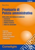 Prontuario di polizia amministrativa libro