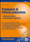 Prontuario di polizia ambientale libro