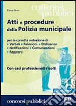 Atti e procedure della polizia municipale libro