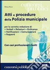 Atti e procedure della polizia municipale libro