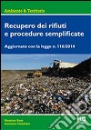 Recupero dei rifiuti e procedure semplificate libro