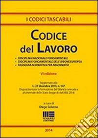 Codice del lavoro libro