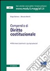 Compendio di diritto costituzionale libro di Solenne Diego Verrilli Antonio