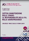 Cattiva manutenzione delle strade. La responsabilità della p.a. nella giurisprudenza. Con CD-ROM libro