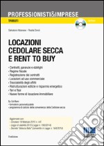 Locazioni cedolare secca e rent to buy. Con CD-ROM libro