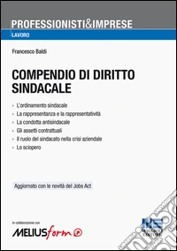 Compendio di diritto sindacale