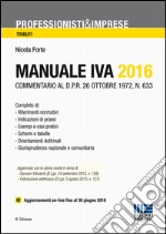 Manuale IVA 2016. Con aggiornamento online