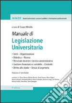 Manuale di legislazione universitaria libro