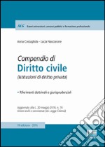 Compendio di diritto civile riferimenti dottrinali e giurispurdenziali libro