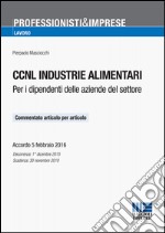 CCNL industrie alimentari libro