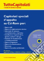 Capitolati speciali d'appalto. Con CD-ROM libro