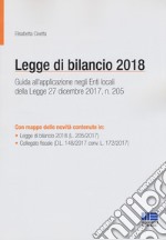 Legge di bilancio 2018 libro