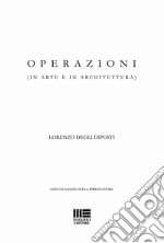 Operazioni (in arte e in architettura) libro