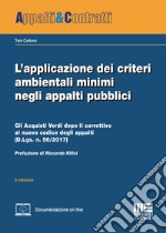 L'applicazione dei criteri ambientali minimi negli appalti pubblici