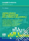 Criteri pratici per la redazione delle tabelle millesimali libro