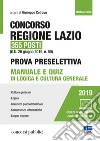 Concorso Regione Lazio 355 posti libro