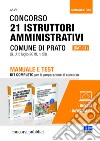 Concorso 21 istruttori amministrativi (cat. c1) Comune di Prato libro